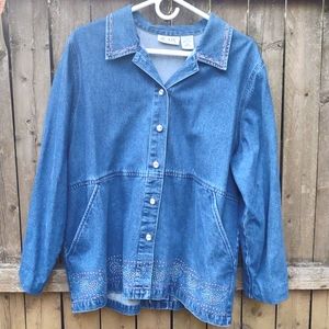 Ladies Embellished Jean Jacket